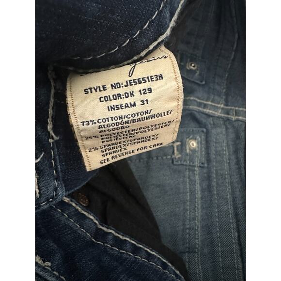 Miss Me Easy Boot Cut Jeans Low Rise Embellished Studded Rhinestones Size 29 - Picture 5 of 10